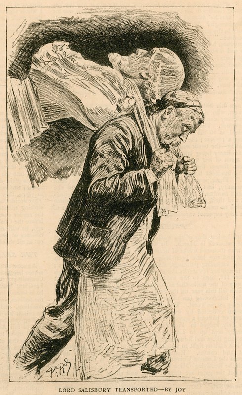 Det Kongelige Akademi; London; Lord Salisbury transporteret - af glæde af English School