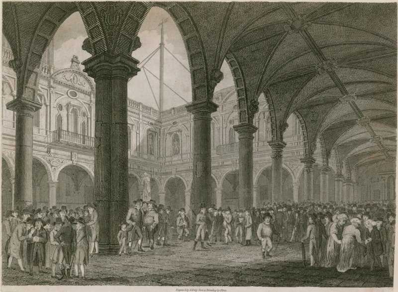 Royal Exchange, London af English School
