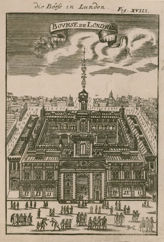 Royal Exchange, London af English School