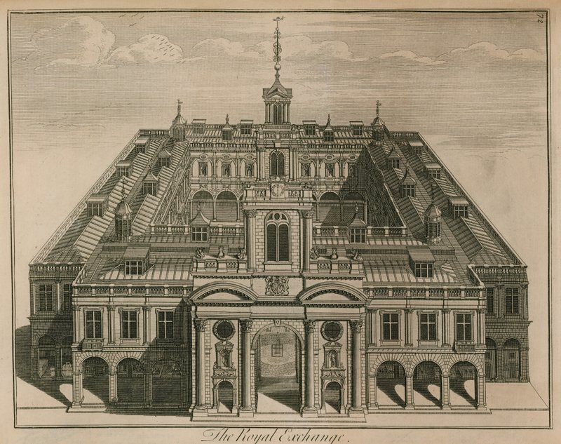 Royal Exchange, London af English School
