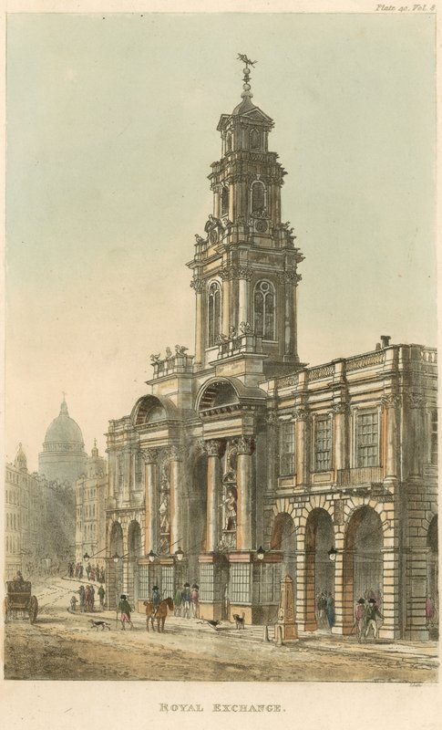 Royal Exchange, London af English School