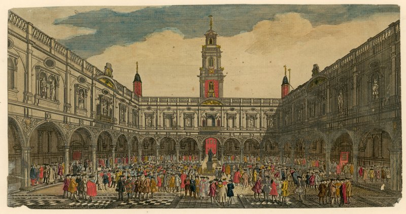 Royal Exchange, London af English School