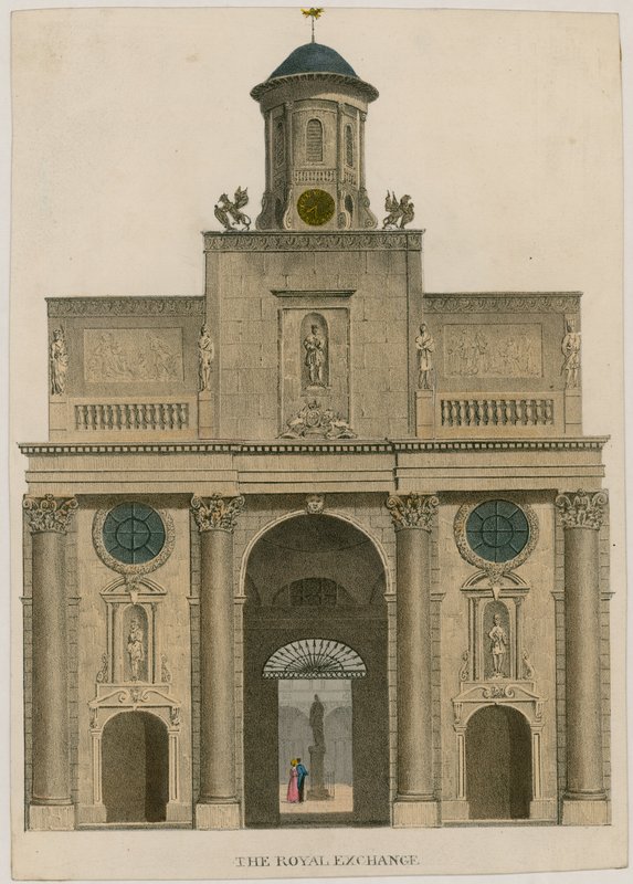 Royal Exchange, London af English School