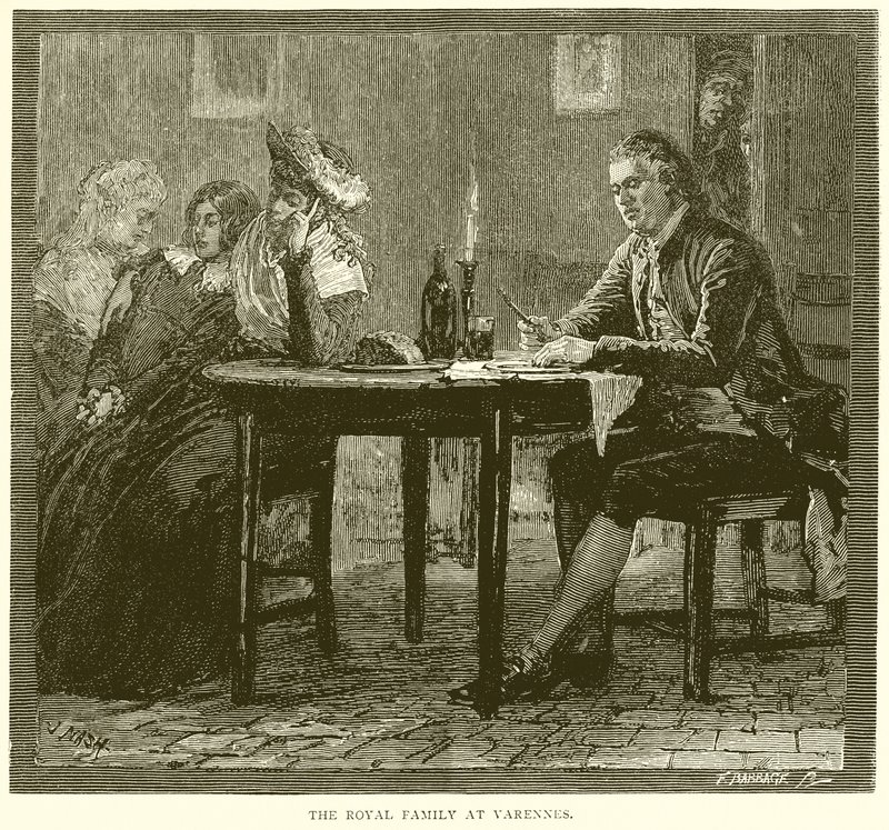 Kongefamilien i Varennes af English School