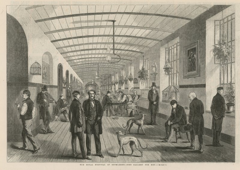 Det Kongelige Hospital i Betlehem - galleriet for mænd af English School