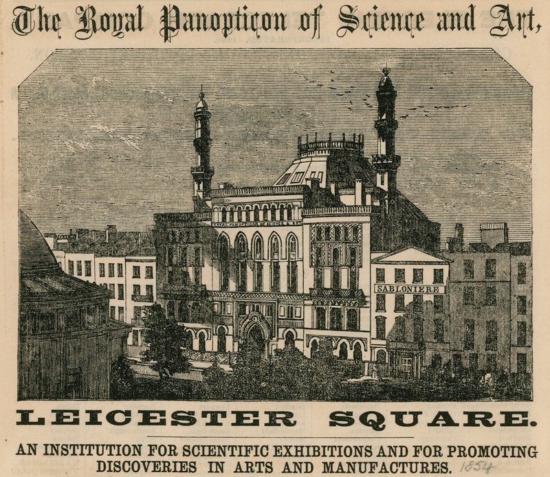The Royal Panopticon of Science and Art, Leicester Square, London af English School