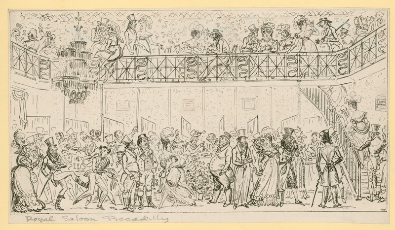 The Royal Saloon, Piccadilly, London af English School