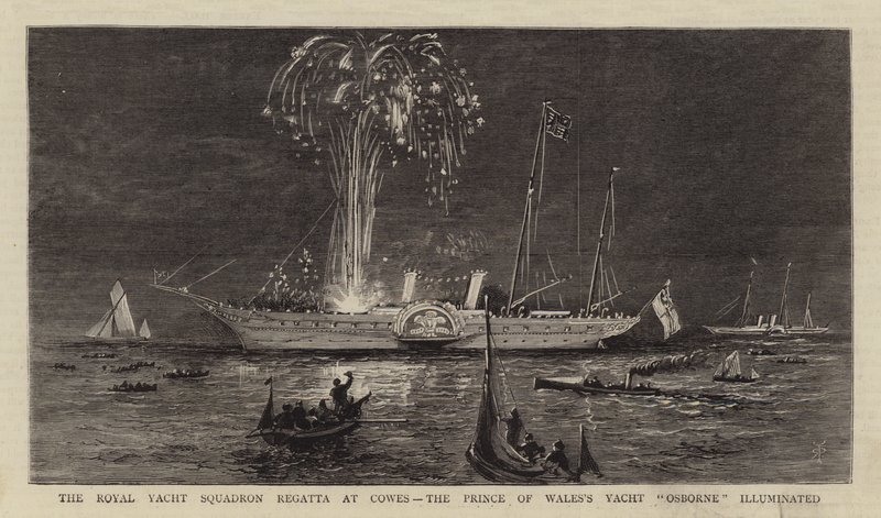Royal Yacht Squadron Regatta ved Cowes, Prinsen af Wales
