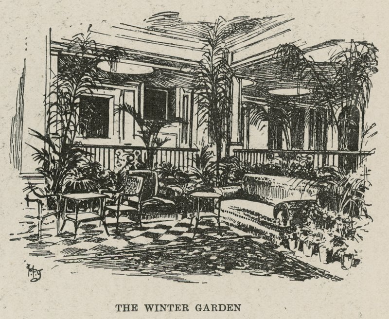The Russell Hotel, Russell Square: Vinterhaven af English School