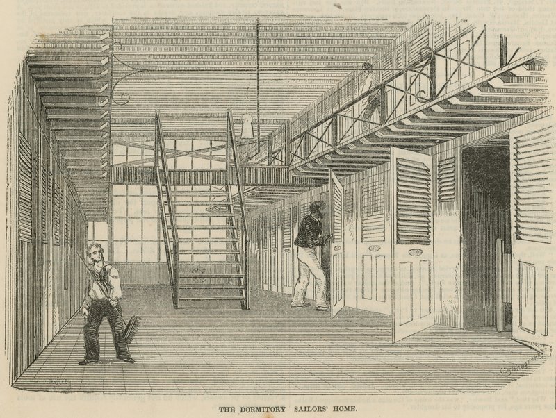 The Sailors Home, Ratcliff: Sovesalen af English School