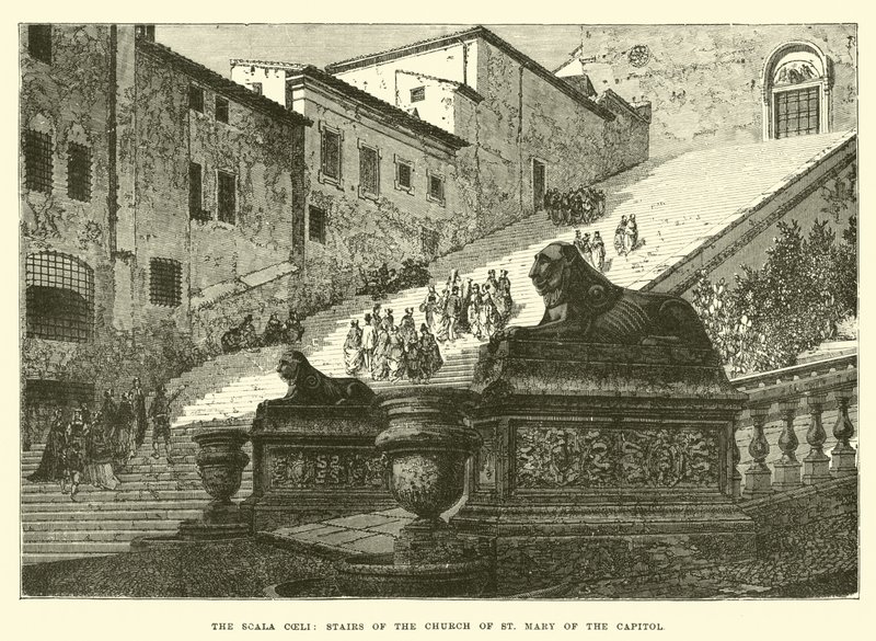 Scala Coeli, trapper til kirken St Mary of the Capitol af English School