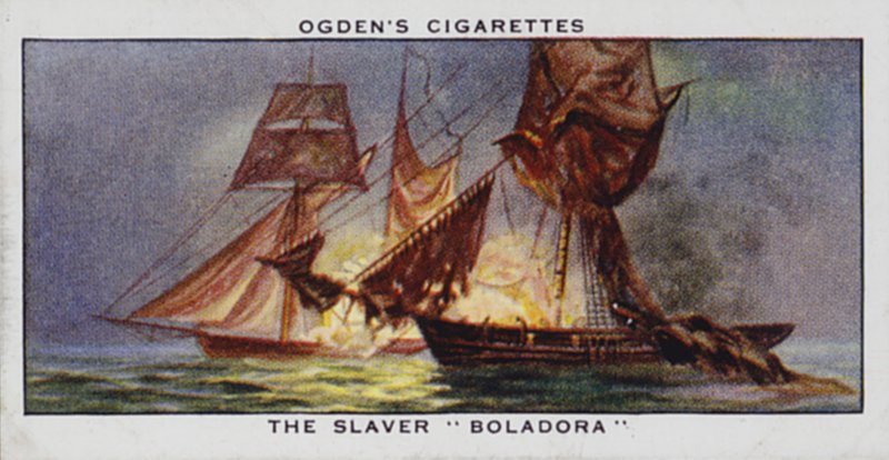 Slaveriet "Boladora" (farvelitografi) af English School