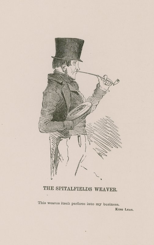 Spitalfields Weaver af English School
