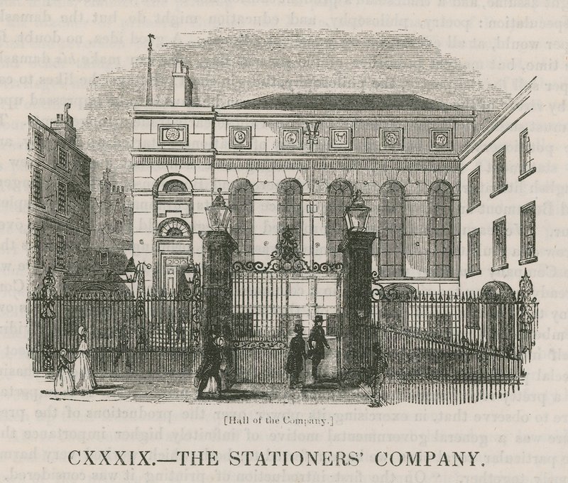 The Stationers Company: The Hall of Company af English School