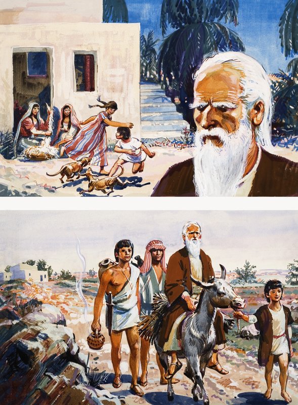 Historien om Abraham af English School