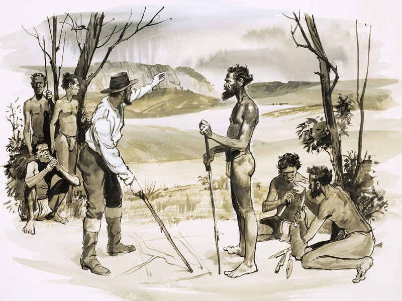 Historien om Australien: John Batman køber jord fra aboriginerne af English School