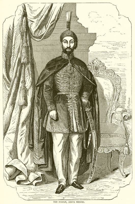 Sultanen, Abdul Medjid af English School