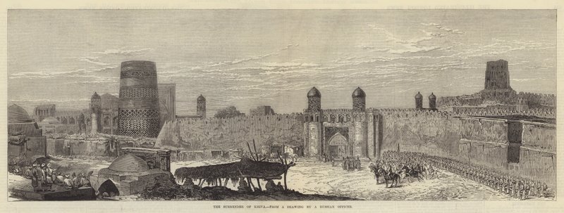 Overgivelsen af Khiva (gravering) af English School