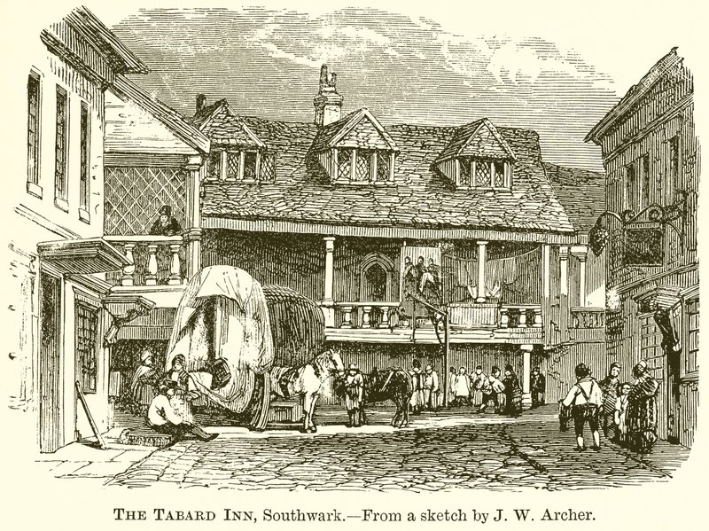 Tabard Inn, Southwark af English School