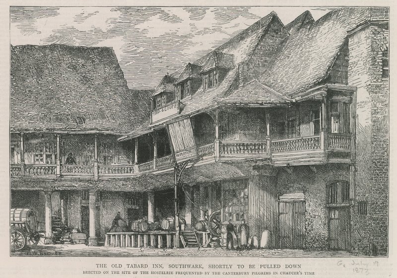 Tabard Inn, Southwark af English School