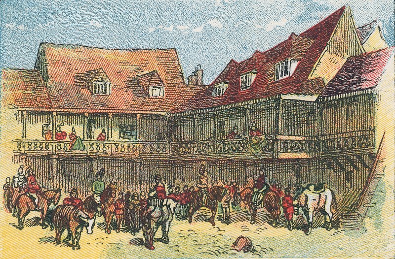 Tabard Inn, Southwark af English School