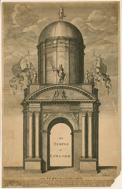 The Temple of Concord, Cheapside, London af English School