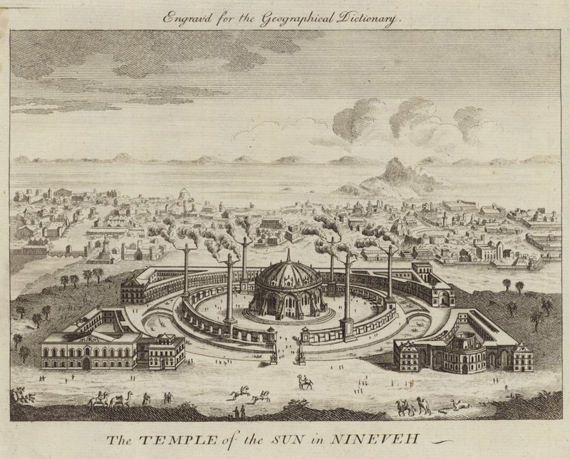 Solens tempel i Nineve af English School