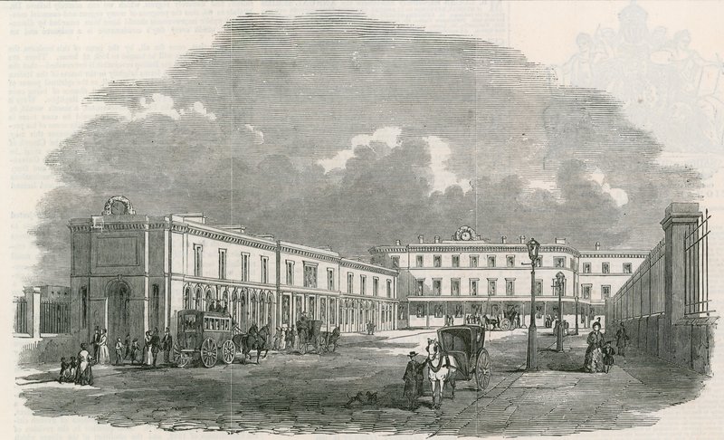 Terminus for den nye South-Eastern Railway ved London Bridge af English School