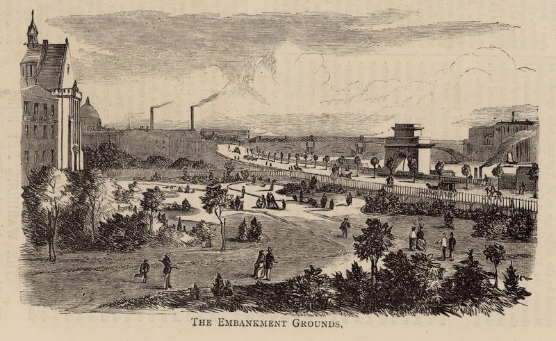 The Thames Embankment-området af English School