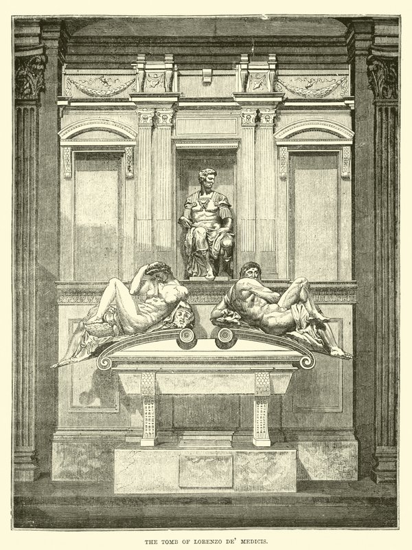 Lorenzo de Medicis grav af English School
