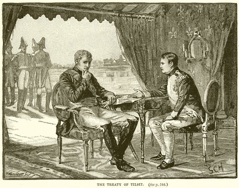 Tilsit-traktaten af English School