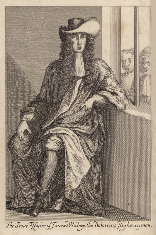 The True Effigies of Fames Whitney, den berygtede Highwayman af English School