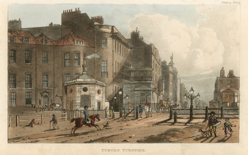 Tyburn Turnpike af English School
