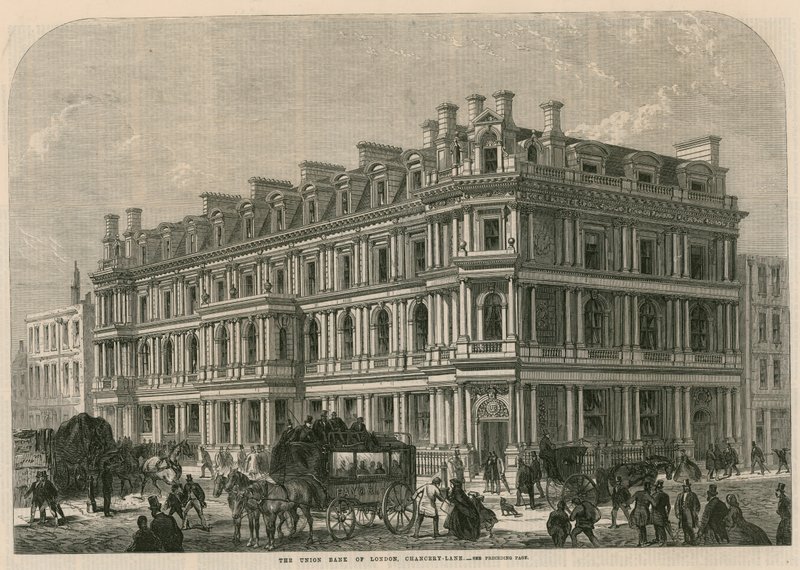 Union Bank of London, Chancery Lane, London af English School