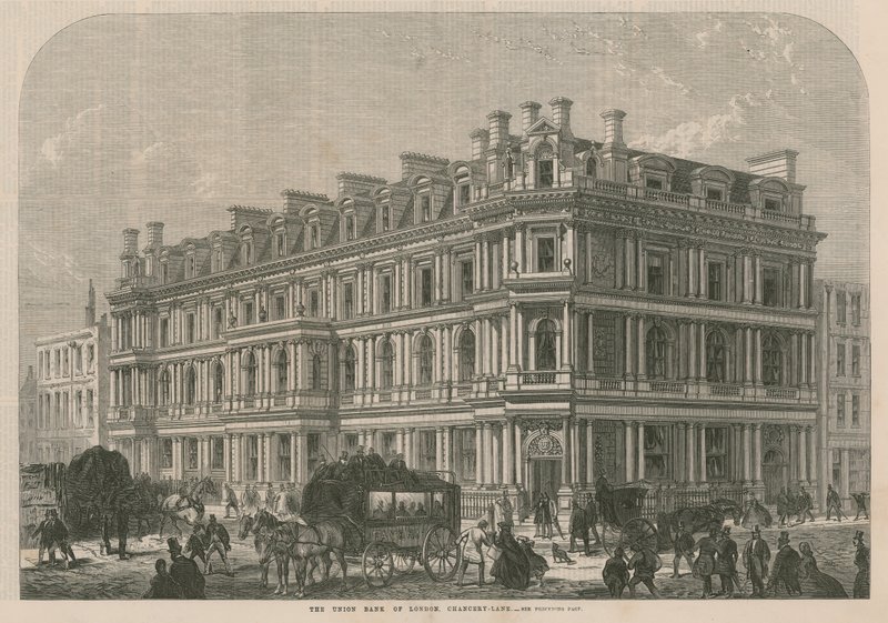 Union Bank of London på Chancery Lane af English School