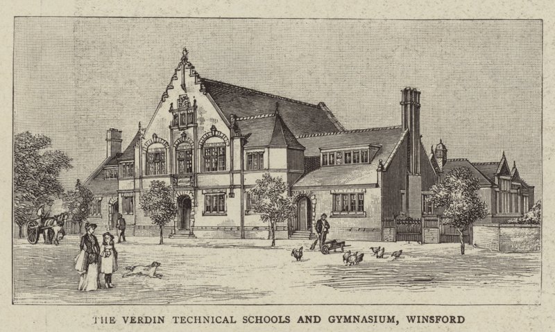 Verdin Technical Schools and Gymnasium, Winsford (gravering) af English School