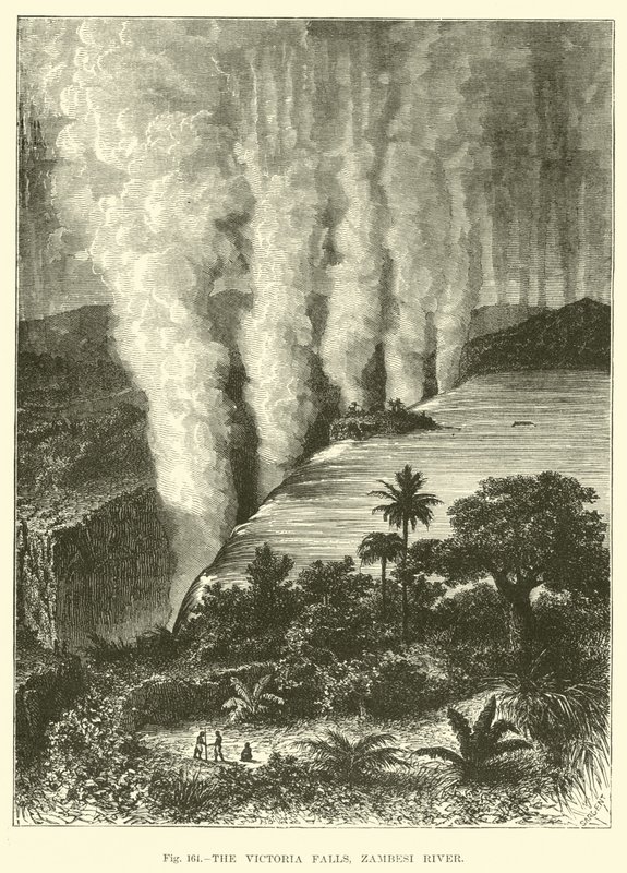 The Victoria Falls, Zambesi River  af English School