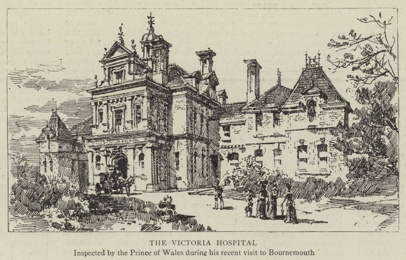 Victoria Hospital (gravering) af English School