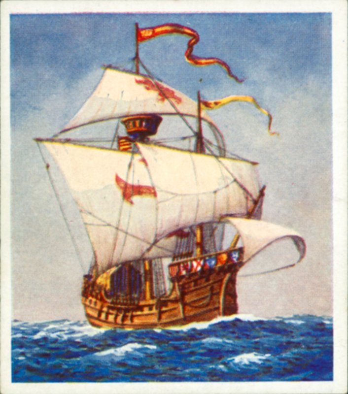 "Vittoria" (farvelitografi) af English School