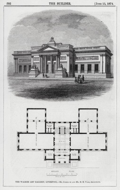 Walker Art Gallery, Liverpool (gravering) af English School