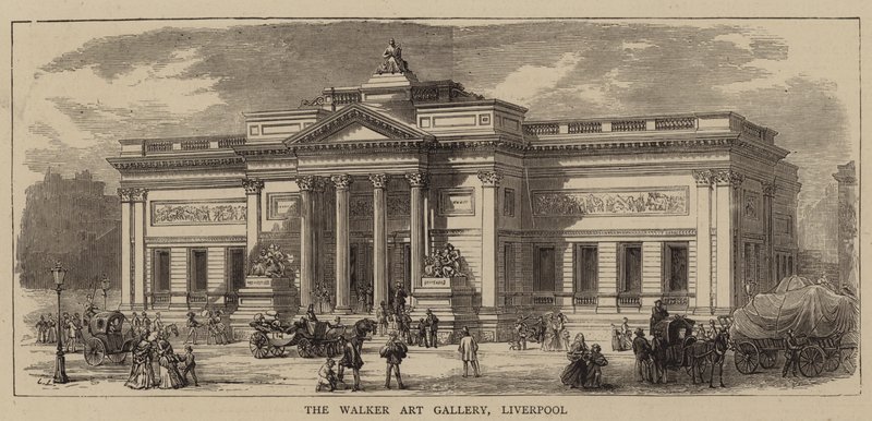 Walker Art Gallery, Liverpool (gravering) af English School