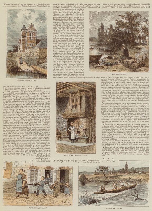 Billens vandringer (farve litho) af English School