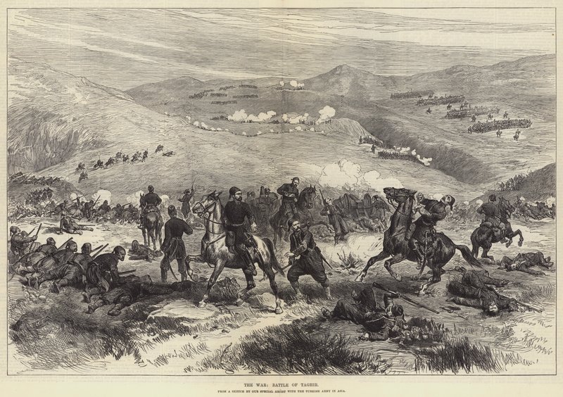 The War, Battle of Taghir (gravering) af English School
