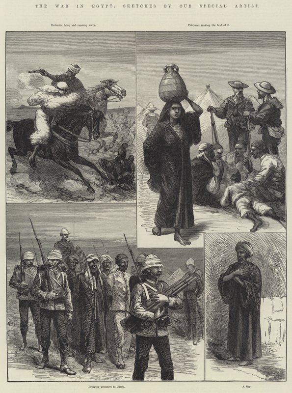 Krigen i Egypten (gravering) af English School