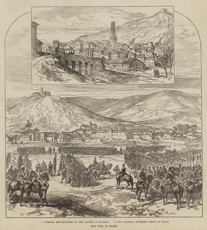 Krigen i Spanien (gravering) af English School