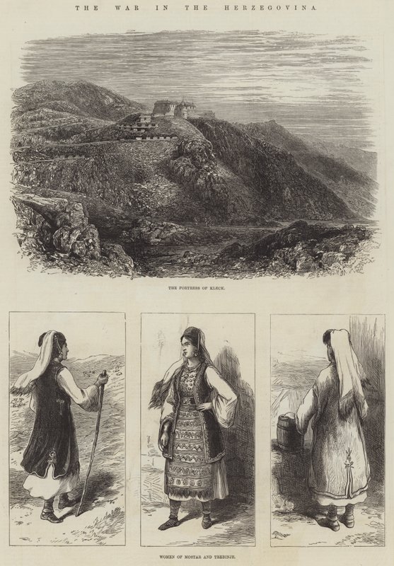 Krigen i Hercegovina (gravering) af English School