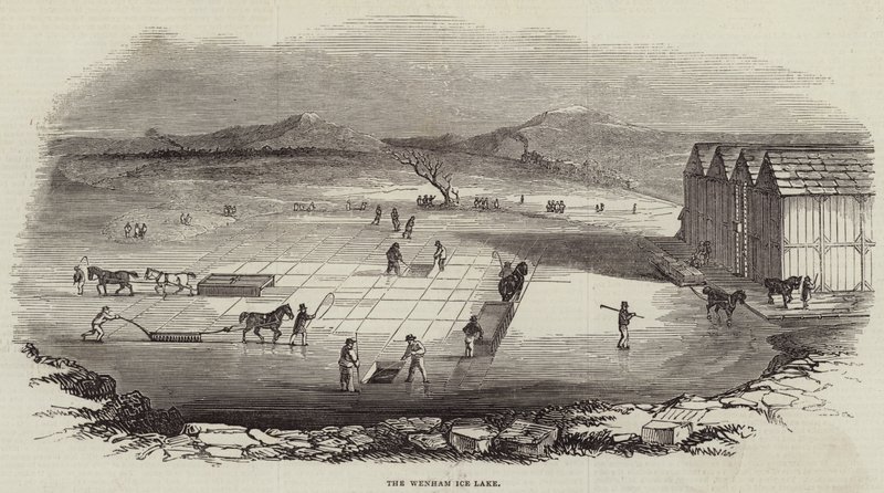 Wenham Ice Lake (gravering) af English School
