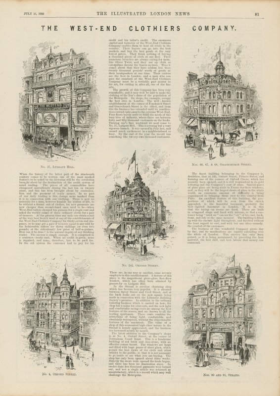 The West End Clothiers Company af English School