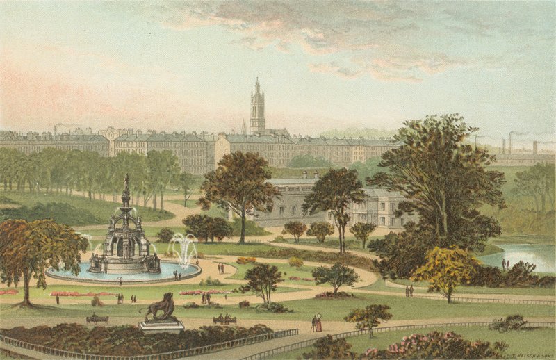 The West End Park - Glasgow af English School