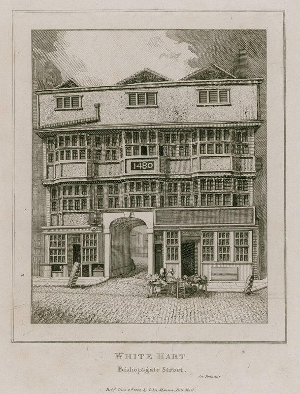 The White Hart, Bishopsgate Street af English School
